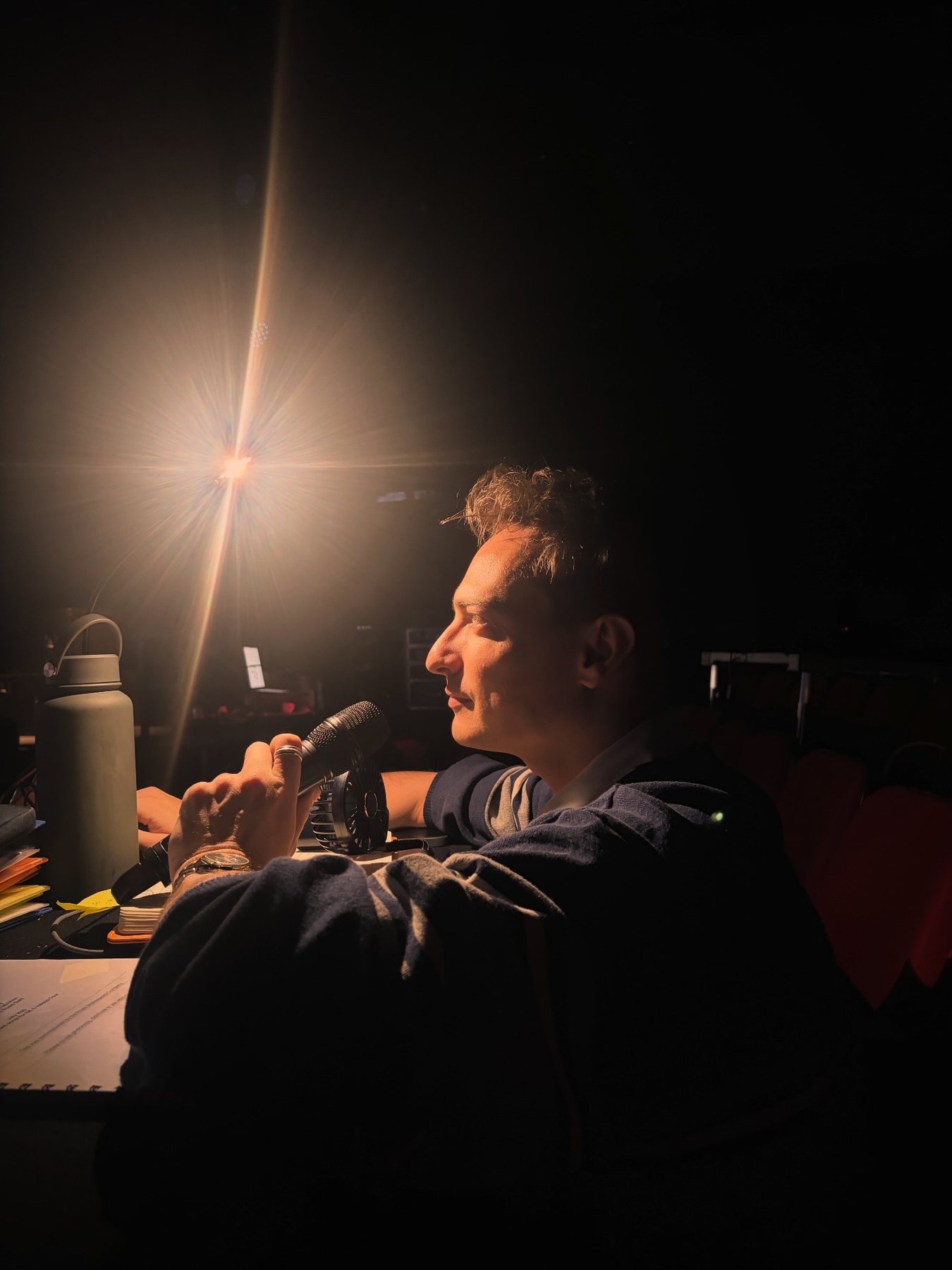 At the production desk · UK & Ireland Tour
